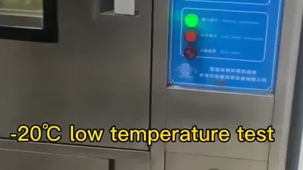 Low Temperature Test of NNF Non-Newtonian Material